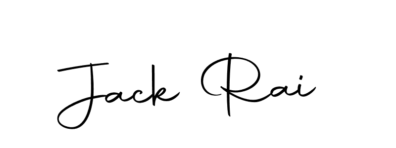 Design your own signature with our free online signature maker. With this signature software, you can create a handwritten (Autography-DOLnW) signature for name Jack Rai. Jack Rai signature style 10 images and pictures png