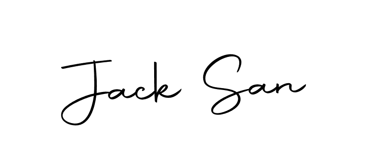 Similarly Autography-DOLnW is the best handwritten signature design. Signature creator online .You can use it as an online autograph creator for name Jack San. Jack San signature style 10 images and pictures png