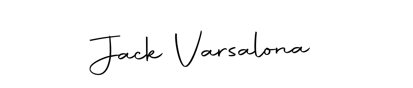 Use a signature maker to create a handwritten signature online. With this signature software, you can design (Autography-DOLnW) your own signature for name Jack Varsalona. Jack Varsalona signature style 10 images and pictures png