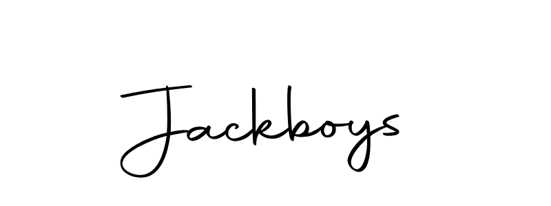 How to make Jackboys signature? Autography-DOLnW is a professional autograph style. Create handwritten signature for Jackboys name. Jackboys signature style 10 images and pictures png