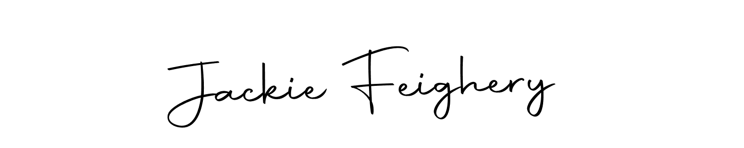 if you are searching for the best signature style for your name Jackie Feighery. so please give up your signature search. here we have designed multiple signature styles  using Autography-DOLnW. Jackie Feighery signature style 10 images and pictures png