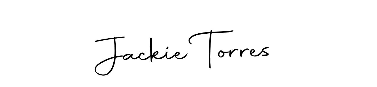 You should practise on your own different ways (Autography-DOLnW) to write your name (Jackie Torres) in signature. don't let someone else do it for you. Jackie Torres signature style 10 images and pictures png