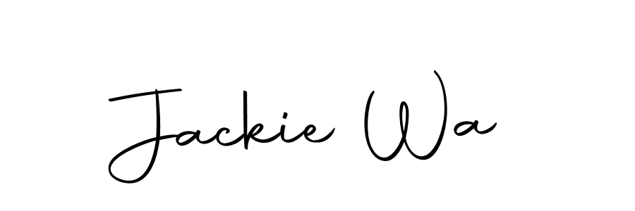 It looks lik you need a new signature style for name Jackie Wa. Design unique handwritten (Autography-DOLnW) signature with our free signature maker in just a few clicks. Jackie Wa signature style 10 images and pictures png