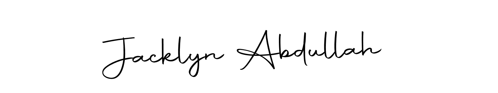 if you are searching for the best signature style for your name Jacklyn Abdullah. so please give up your signature search. here we have designed multiple signature styles  using Autography-DOLnW. Jacklyn Abdullah signature style 10 images and pictures png