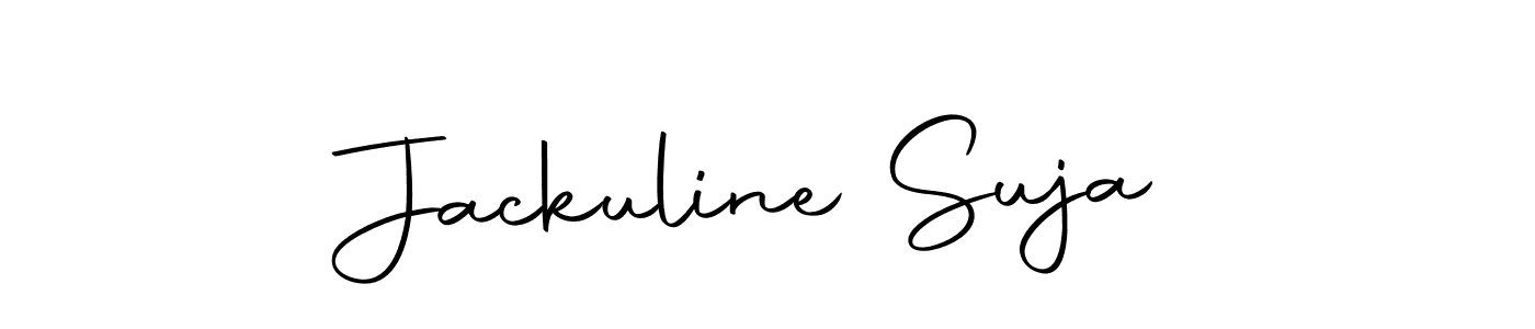 How to make Jackuline Suja signature? Autography-DOLnW is a professional autograph style. Create handwritten signature for Jackuline Suja name. Jackuline Suja signature style 10 images and pictures png