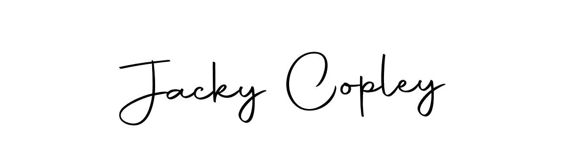 Design your own signature with our free online signature maker. With this signature software, you can create a handwritten (Autography-DOLnW) signature for name Jacky Copley. Jacky Copley signature style 10 images and pictures png