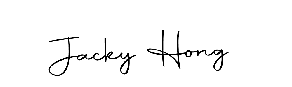 Jacky Hong stylish signature style. Best Handwritten Sign (Autography-DOLnW) for my name. Handwritten Signature Collection Ideas for my name Jacky Hong. Jacky Hong signature style 10 images and pictures png