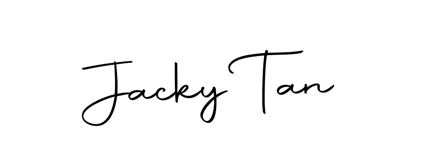 Make a beautiful signature design for name Jacky Tan. Use this online signature maker to create a handwritten signature for free. Jacky Tan signature style 10 images and pictures png