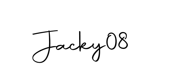 Make a beautiful signature design for name Jacky08. Use this online signature maker to create a handwritten signature for free. Jacky08 signature style 10 images and pictures png