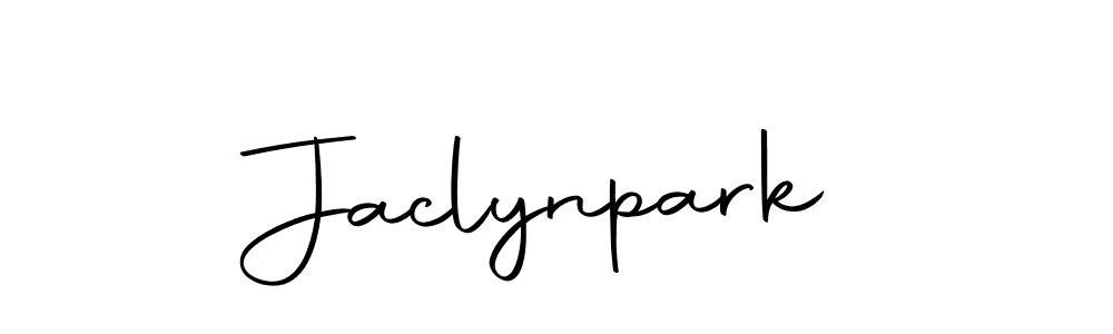 Use a signature maker to create a handwritten signature online. With this signature software, you can design (Autography-DOLnW) your own signature for name Jaclynpark. Jaclynpark signature style 10 images and pictures png