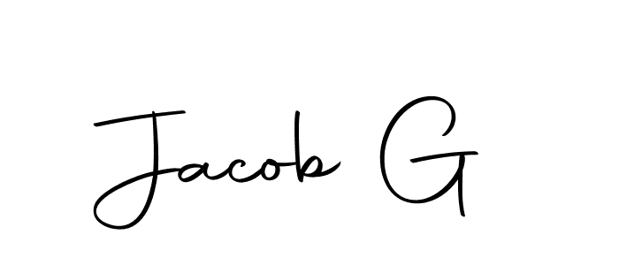 if you are searching for the best signature style for your name Jacob G. so please give up your signature search. here we have designed multiple signature styles  using Autography-DOLnW. Jacob G signature style 10 images and pictures png