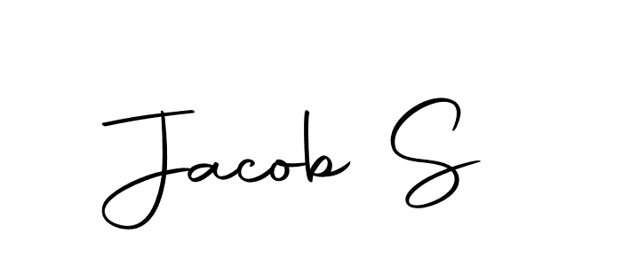 It looks lik you need a new signature style for name Jacob S. Design unique handwritten (Autography-DOLnW) signature with our free signature maker in just a few clicks. Jacob S signature style 10 images and pictures png