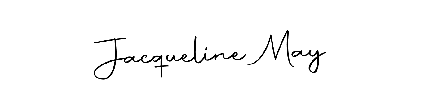 Design your own signature with our free online signature maker. With this signature software, you can create a handwritten (Autography-DOLnW) signature for name Jacqueline May. Jacqueline May signature style 10 images and pictures png