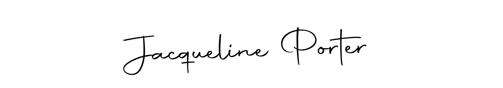 Design your own signature with our free online signature maker. With this signature software, you can create a handwritten (Autography-DOLnW) signature for name Jacqueline Porter. Jacqueline Porter signature style 10 images and pictures png