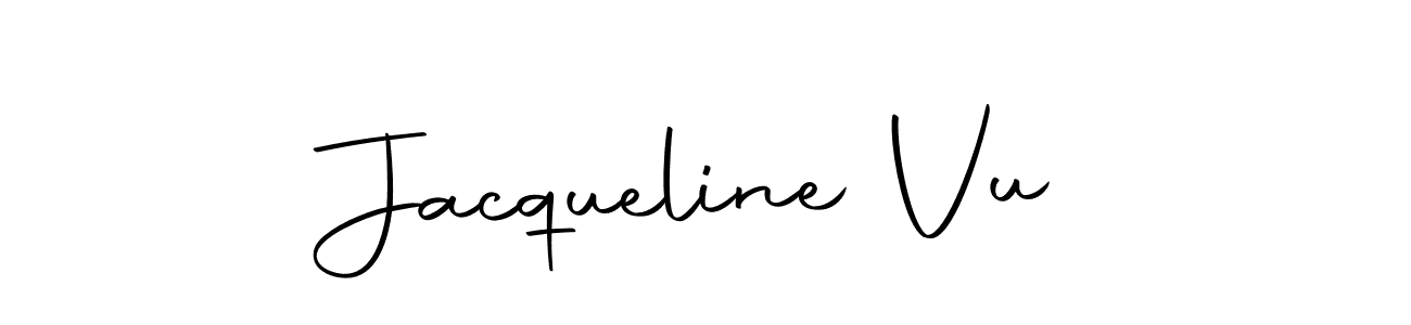 You can use this online signature creator to create a handwritten signature for the name Jacqueline Vu. This is the best online autograph maker. Jacqueline Vu signature style 10 images and pictures png