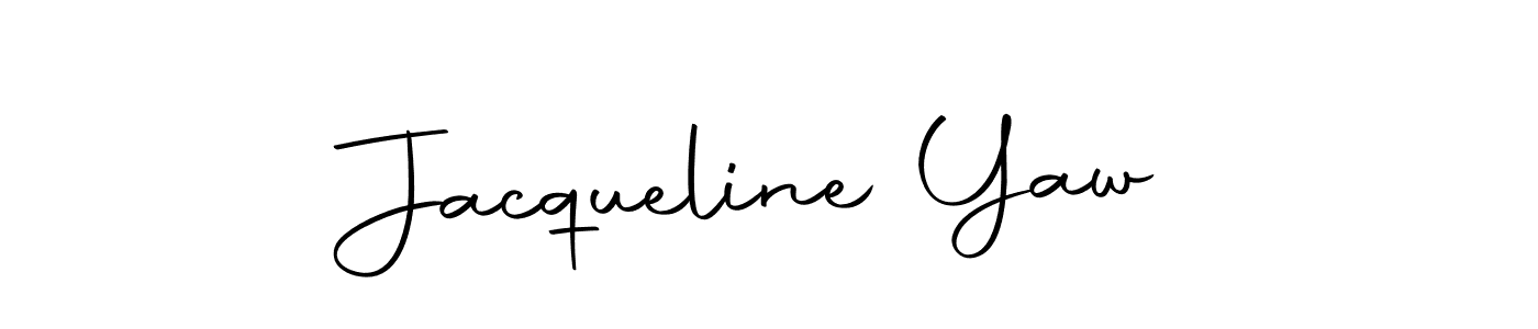 Jacqueline Yaw stylish signature style. Best Handwritten Sign (Autography-DOLnW) for my name. Handwritten Signature Collection Ideas for my name Jacqueline Yaw. Jacqueline Yaw signature style 10 images and pictures png