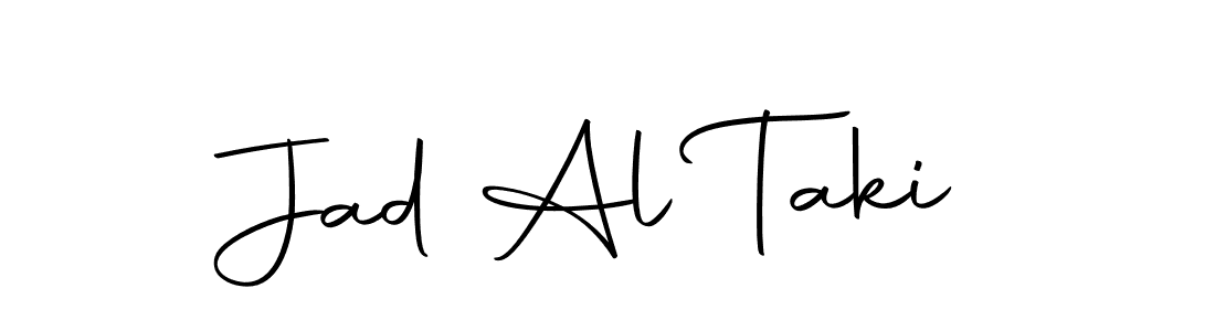 Make a beautiful signature design for name Jad Al Taki. With this signature (Autography-DOLnW) style, you can create a handwritten signature for free. Jad Al Taki signature style 10 images and pictures png