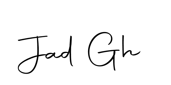 Also we have Jad Gh name is the best signature style. Create professional handwritten signature collection using Autography-DOLnW autograph style. Jad Gh signature style 10 images and pictures png