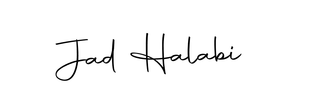 Similarly Autography-DOLnW is the best handwritten signature design. Signature creator online .You can use it as an online autograph creator for name Jad Halabi. Jad Halabi signature style 10 images and pictures png