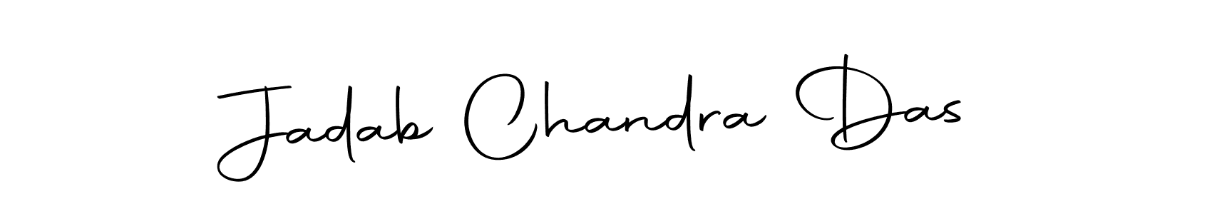 How to make Jadab Chandra Das name signature. Use Autography-DOLnW style for creating short signs online. This is the latest handwritten sign. Jadab Chandra Das signature style 10 images and pictures png