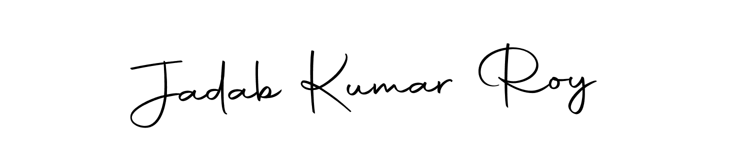 Here are the top 10 professional signature styles for the name Jadab Kumar Roy. These are the best autograph styles you can use for your name. Jadab Kumar Roy signature style 10 images and pictures png