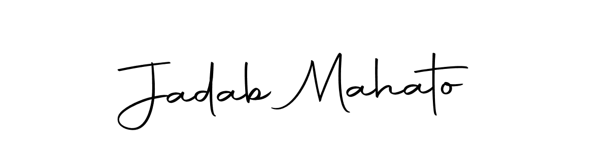 Also we have Jadab Mahato name is the best signature style. Create professional handwritten signature collection using Autography-DOLnW autograph style. Jadab Mahato signature style 10 images and pictures png