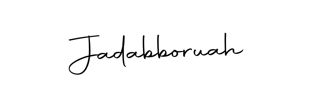 Once you've used our free online signature maker to create your best signature Autography-DOLnW style, it's time to enjoy all of the benefits that Jadabboruah name signing documents. Jadabboruah signature style 10 images and pictures png