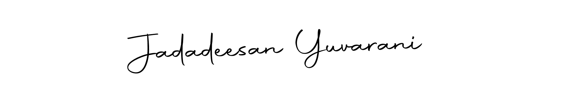 Also You can easily find your signature by using the search form. We will create Jadadeesan Yuvarani name handwritten signature images for you free of cost using Autography-DOLnW sign style. Jadadeesan Yuvarani signature style 10 images and pictures png