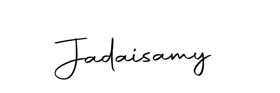 Similarly Autography-DOLnW is the best handwritten signature design. Signature creator online .You can use it as an online autograph creator for name Jadaisamy. Jadaisamy signature style 10 images and pictures png