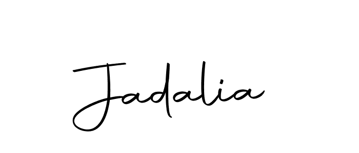 You should practise on your own different ways (Autography-DOLnW) to write your name (Jadalia) in signature. don't let someone else do it for you. Jadalia signature style 10 images and pictures png