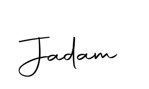 Create a beautiful signature design for name Jadam. With this signature (Autography-DOLnW) fonts, you can make a handwritten signature for free. Jadam signature style 10 images and pictures png