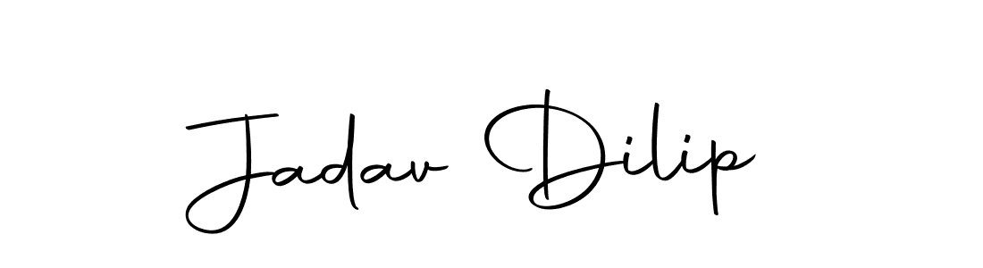 Use a signature maker to create a handwritten signature online. With this signature software, you can design (Autography-DOLnW) your own signature for name Jadav Dilip. Jadav Dilip signature style 10 images and pictures png