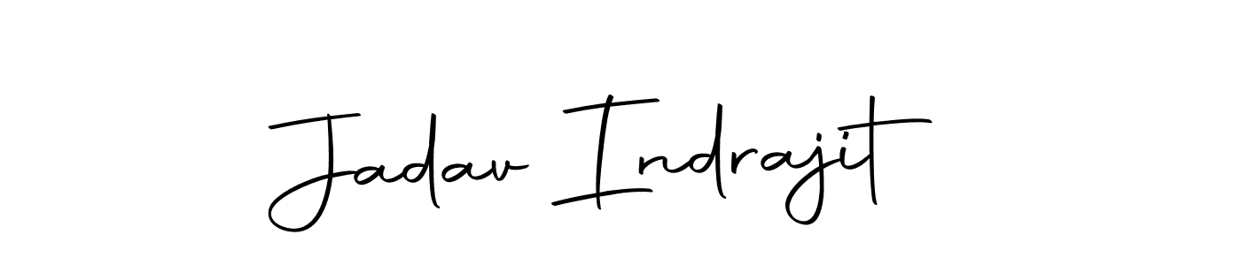 You should practise on your own different ways (Autography-DOLnW) to write your name (Jadav Indrajit) in signature. don't let someone else do it for you. Jadav Indrajit signature style 10 images and pictures png