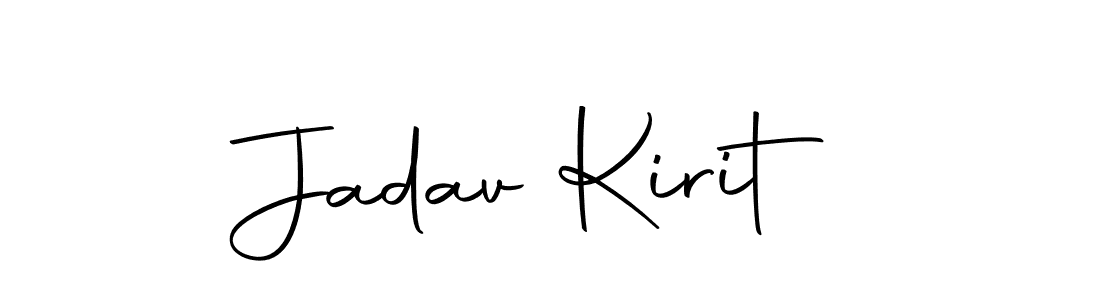 It looks lik you need a new signature style for name Jadav Kirit. Design unique handwritten (Autography-DOLnW) signature with our free signature maker in just a few clicks. Jadav Kirit signature style 10 images and pictures png