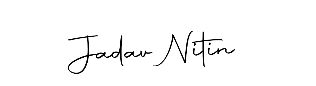 Make a beautiful signature design for name Jadav Nitin. Use this online signature maker to create a handwritten signature for free. Jadav Nitin signature style 10 images and pictures png