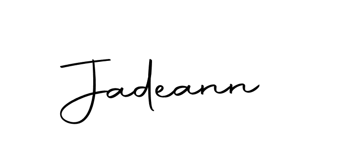 Make a beautiful signature design for name Jadeann. With this signature (Autography-DOLnW) style, you can create a handwritten signature for free. Jadeann signature style 10 images and pictures png