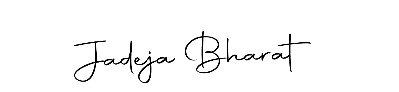 You should practise on your own different ways (Autography-DOLnW) to write your name (Jadeja Bharat) in signature. don't let someone else do it for you. Jadeja Bharat signature style 10 images and pictures png