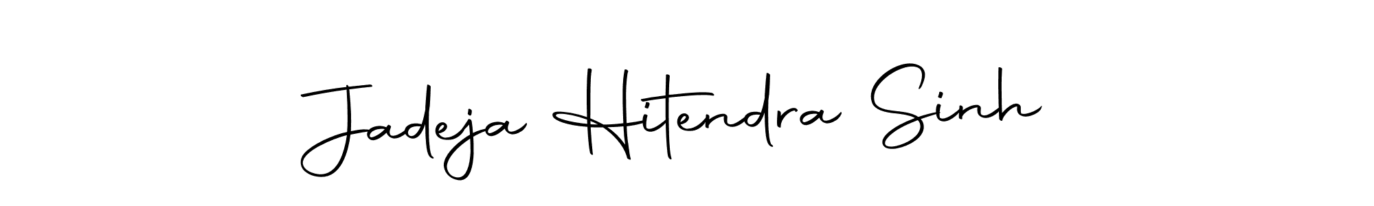 This is the best signature style for the Jadeja Hitendra Sinh name. Also you like these signature font (Autography-DOLnW). Mix name signature. Jadeja Hitendra Sinh signature style 10 images and pictures png