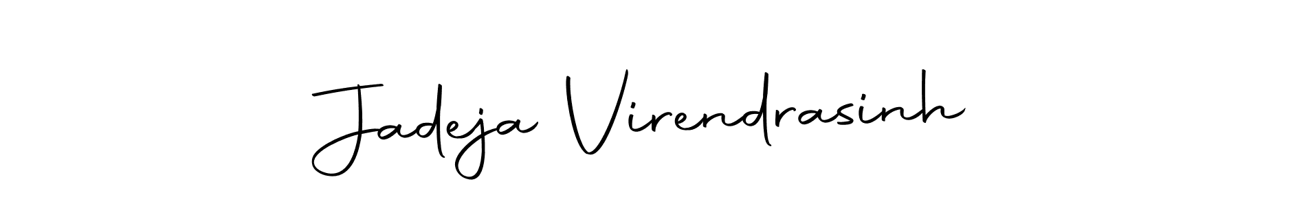 Make a short Jadeja Virendrasinh signature style. Manage your documents anywhere anytime using Autography-DOLnW. Create and add eSignatures, submit forms, share and send files easily. Jadeja Virendrasinh signature style 10 images and pictures png
