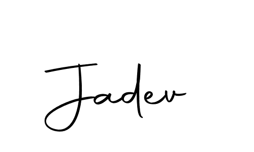 How to Draw Jadev signature style? Autography-DOLnW is a latest design signature styles for name Jadev. Jadev signature style 10 images and pictures png