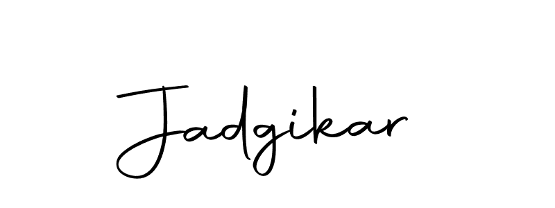 The best way (Autography-DOLnW) to make a short signature is to pick only two or three words in your name. The name Jadgikar include a total of six letters. For converting this name. Jadgikar signature style 10 images and pictures png