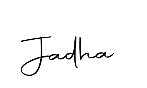 Here are the top 10 professional signature styles for the name Jadha. These are the best autograph styles you can use for your name. Jadha signature style 10 images and pictures png