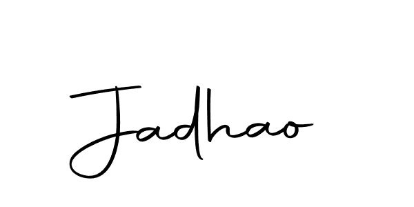 Make a beautiful signature design for name Jadhao. With this signature (Autography-DOLnW) style, you can create a handwritten signature for free. Jadhao signature style 10 images and pictures png