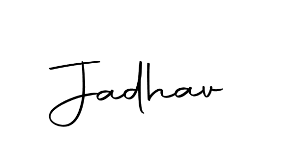 Here are the top 10 professional signature styles for the name Jadhav. These are the best autograph styles you can use for your name. Jadhav signature style 10 images and pictures png