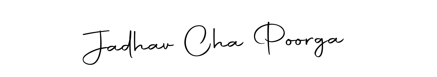 Here are the top 10 professional signature styles for the name Jadhav Cha Poorga. These are the best autograph styles you can use for your name. Jadhav Cha Poorga signature style 10 images and pictures png