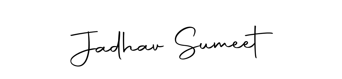 You should practise on your own different ways (Autography-DOLnW) to write your name (Jadhav Sumeet) in signature. don't let someone else do it for you. Jadhav Sumeet signature style 10 images and pictures png