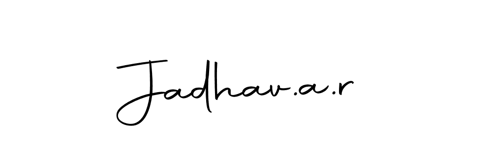 Also we have Jadhav.a.r name is the best signature style. Create professional handwritten signature collection using Autography-DOLnW autograph style. Jadhav.a.r signature style 10 images and pictures png