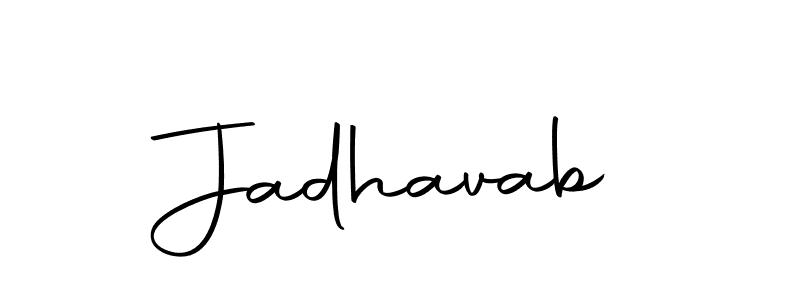 You should practise on your own different ways (Autography-DOLnW) to write your name (Jadhavab) in signature. don't let someone else do it for you. Jadhavab signature style 10 images and pictures png