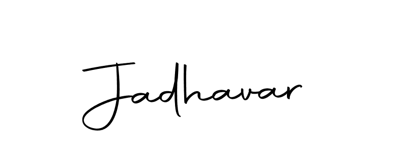 How to make Jadhavar name signature. Use Autography-DOLnW style for creating short signs online. This is the latest handwritten sign. Jadhavar signature style 10 images and pictures png