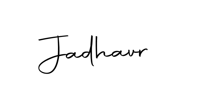How to make Jadhavr name signature. Use Autography-DOLnW style for creating short signs online. This is the latest handwritten sign. Jadhavr signature style 10 images and pictures png